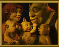 Puzzle Mania Shrek Family online jtk
